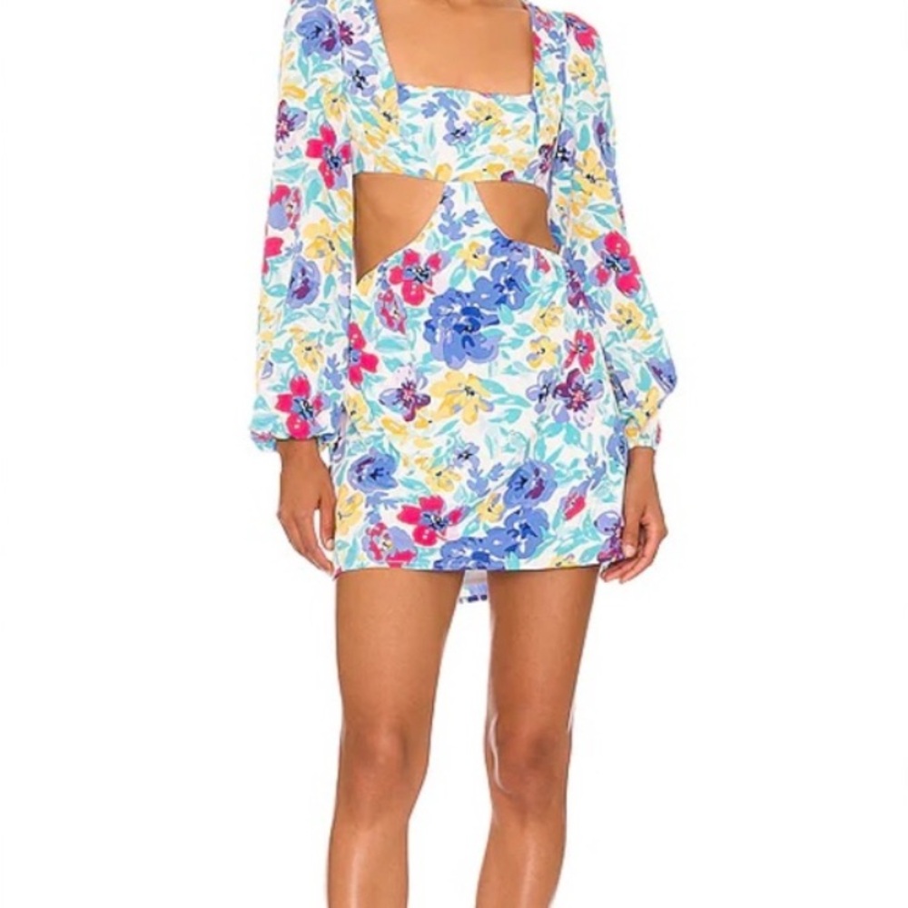 Revolve Sonya Cutout Mini Dress NWT